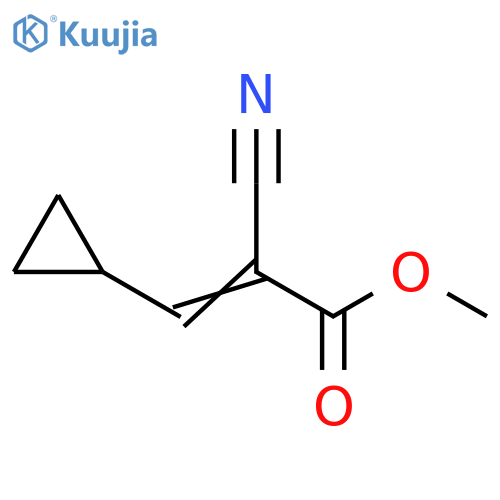 methyl 2-cyano-3-cyclopropylprop-2-enoate structure