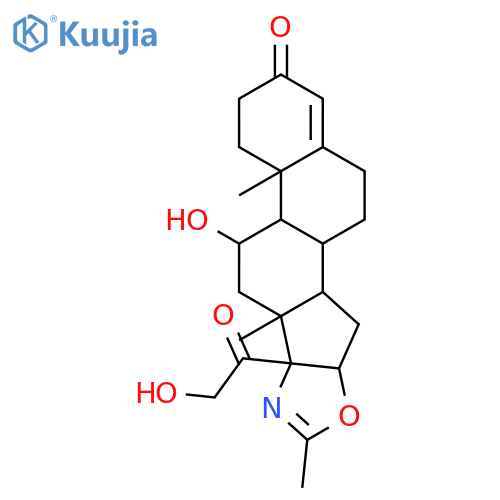 11&#x3B2;,21-dihydroxy-2'-methyl-16&#x3B2;-5'H-pregn-4-eno[17,16-d]oxazole-3,20-dione structure