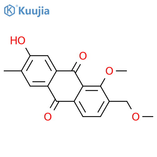 1,7-Dihydroxy-2-(hydroxymethyl)-6-methylanthraquinone; 1,1'-Di-Me ether structure