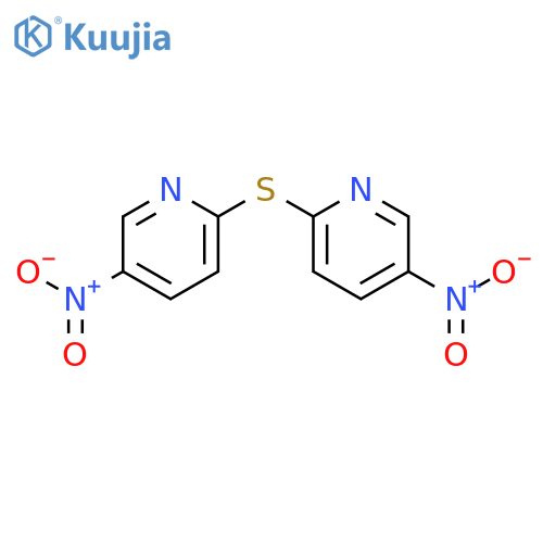 2,2''-sulfanediylbis(5-nitropyridine) structure
