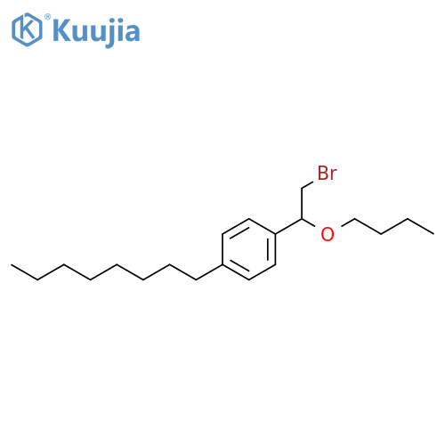 1-(2-bromo-1-butoxyethyl)-4-octylbenzene structure