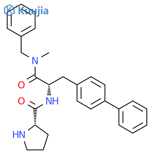 L-Alaninamide, L-prolyl-3-[1,1'-biphenyl]-4-yl-N-methyl-N-(phenylmethyl)- structure
