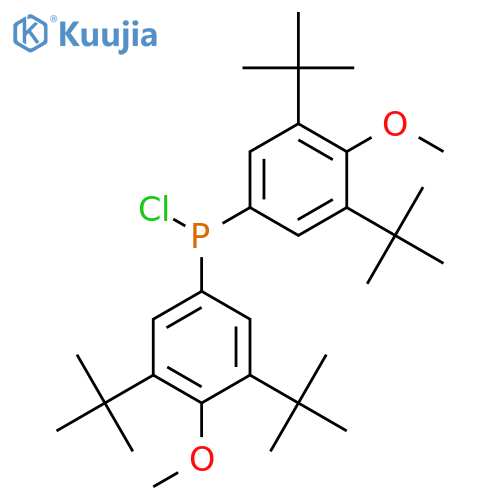 Bis(3,5-DI-tert-butyl-4-methoxyphenyl)chlorophosphine structure