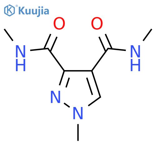 N,N',1-trimethyl-1H-pyrazole-3,4-dicarboxamide structure
