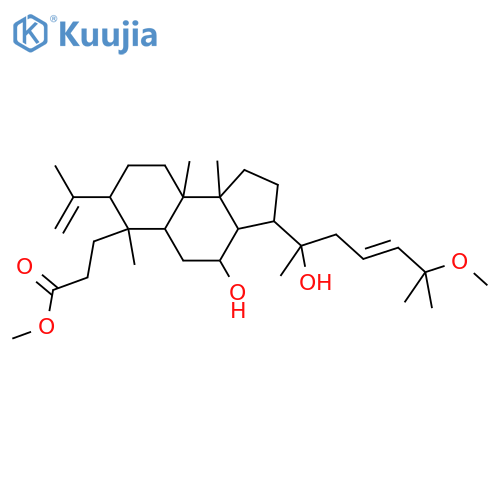 12,20,25-Trihydroxy-3,4-secodammara-4(28),23-dien-3-oic acid; (12β,20S,23E)-form, 25-Me ether, Me ester structure