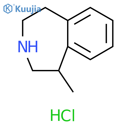 1-Methyl-2,3,4,5-tetrahydro-1H-3-benzazepine Hydrochloride structure