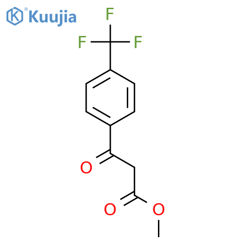 Methyl 4-trifluoromethylbenzoylacetate structure