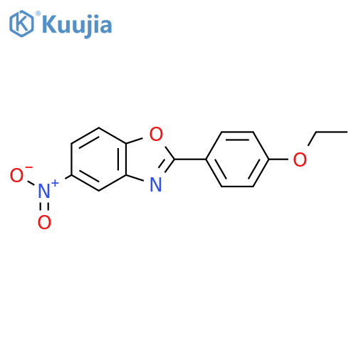 Benzoxazole, 2-(4-ethoxyphenyl)-5-nitro- structure