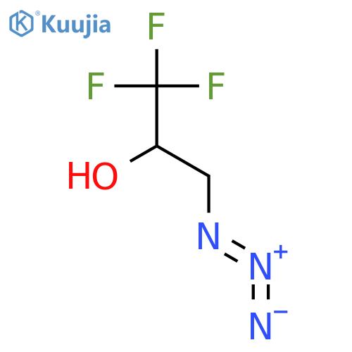 3-azido-1,1,1-trifluoropropan-2-ol structure