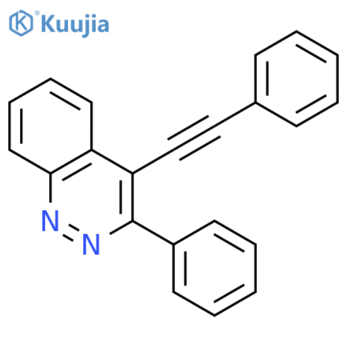 3-Phenyl-4-(phenylethynyl)cinnoline structure