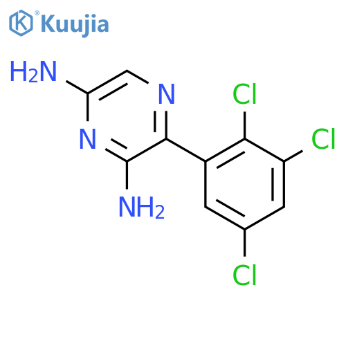 2,6-Diamino-3-(2,3,5-trichlorophenyl)-pyrazine structure