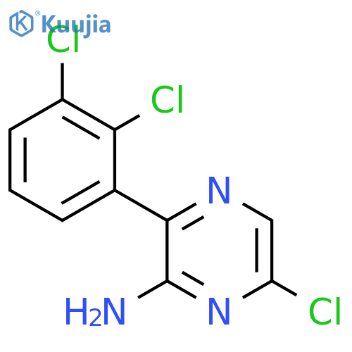 6-chloro-3-(2,3-dichlorophenyl)pyrazin-2-amine structure