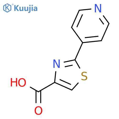 2-(4-Pyridinyl)-1,3-thiazole-4-carboxylic Acid structure