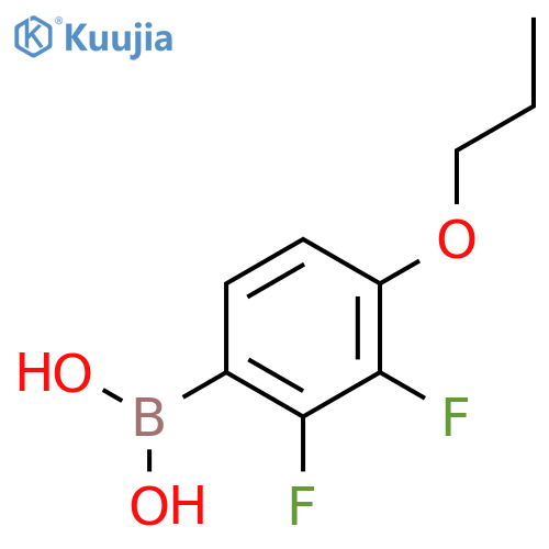 2,3-Difluoro-4-propoxyphenylboronic acid structure