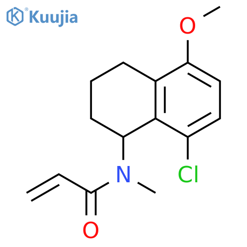 N-(8-Chloro-1,2,3,4-tetrahydro-5-methoxy-1-naphthalenyl)-N-methyl-2-propenamide structure