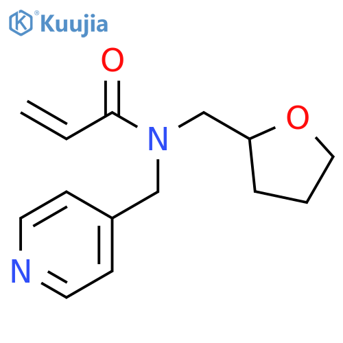 N-(4-Pyridinylmethyl)-N-[(tetrahydro-2-furanyl)methyl]-2-propenamide structure