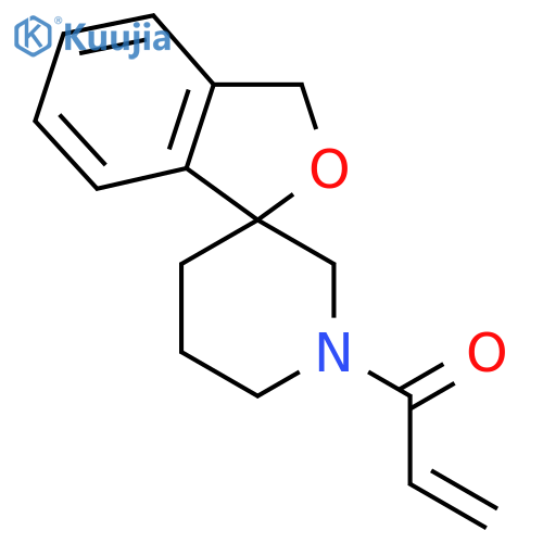 1-(spiro[Isobenzofuran-1(3H),3′-piperidin]-1′-yl)-2-propen-1-one structure
