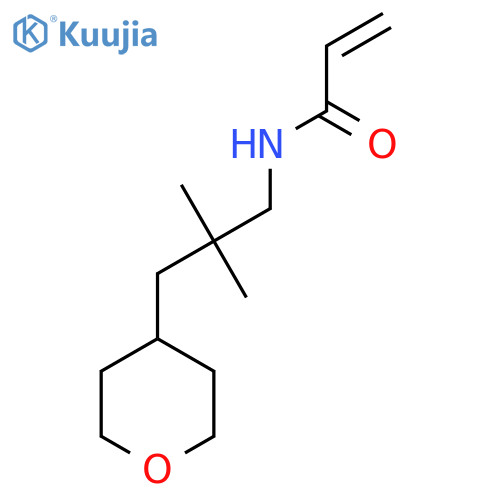 N-[2,2-Dimethyl-3-(oxan-4-YL)propyl]prop-2-enamide structure