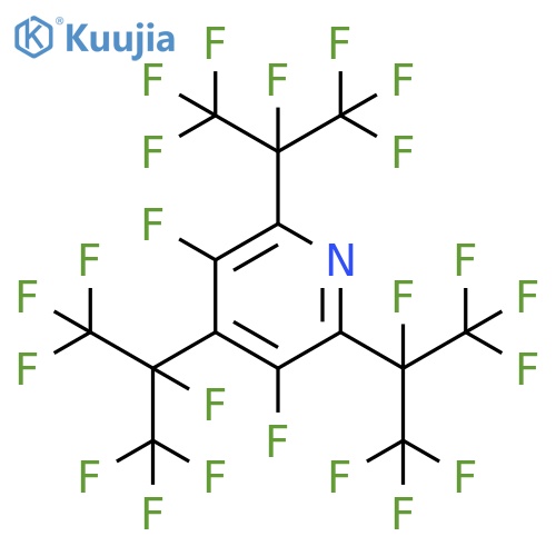 Pyridine,3,5-difluoro-2,4,6-tris[1,2,2,2-tetrafluoro-1-(trifluoromethyl)ethyl]- structure