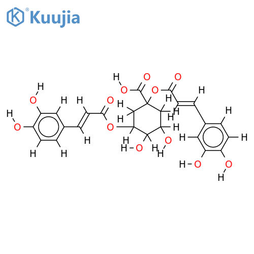 1,3-dicaffeoylquinic acid structure