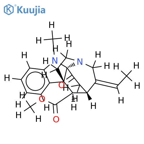 1-methyl-3-oxo-2,4-cyclo-3,4-seco-akuammilan-17-oic acid methyl ester structure