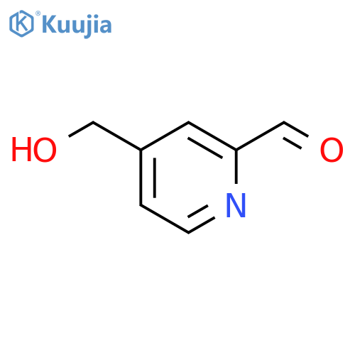 4-(Hydroxymethyl)picolinaldehyde structure