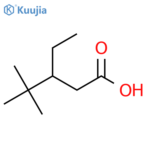 3-Ethyl-4,4-dimethylpentanoic acid structure