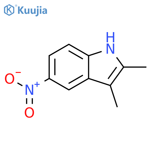 2,3-dimethyl-5-nitro-1H-indole structure