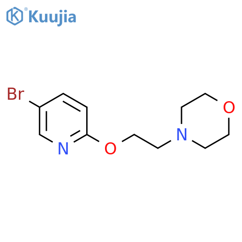 4-[2-(5-Bromo-pyridin-2-yloxy)-ethyl]-morpholine structure