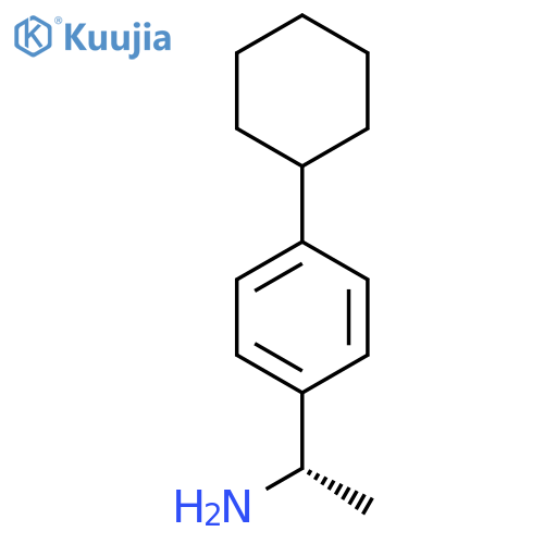 (1s)-1-(4-cyclohexylphenyl)ethanamine structure
