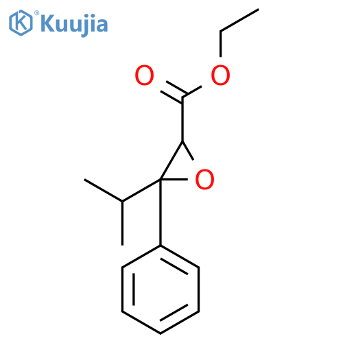 Ethyl 3-phenyl-3-propan-2-yloxirane-2-carboxylate structure
