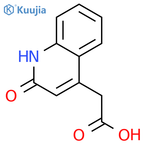 2-(2-oxo-1,2-dihydroquinolin-4-yl)acetic acid structure