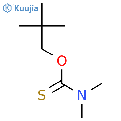 O-(2,2-dimethylpropyl) dimethylcarbamothioate structure