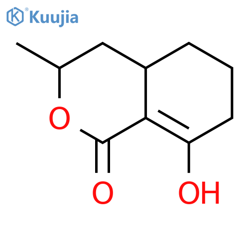 8-hydroxy-3-methyl-3,4,4a,5,6,7-hexahydro-isochromen-1-one structure