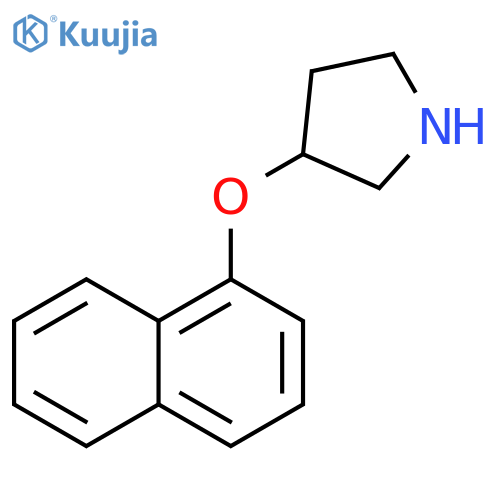 3-(naphthalen-1-yloxy)pyrrolidine structure