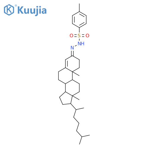 N-[(E)-[10,13-dimethyl-17-(6-methylheptan-2-yl)-1,2,6,7,8,9,11,12,14,15,16,17-dodecahydrocyclopenta[a]phenanthren-3-ylidene]amino]-4-methylbenzenesulfonamide structure