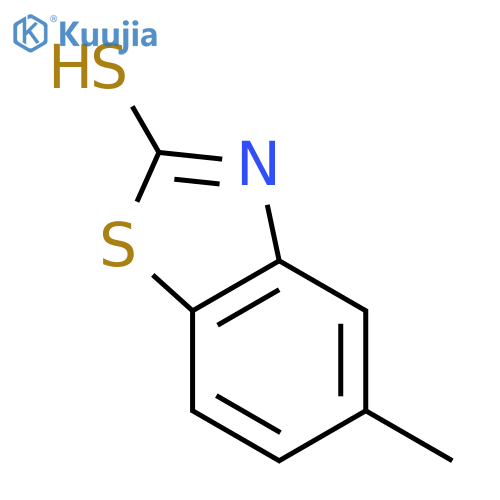 5-MethylbenzoDthiazole-2-Thiol structure