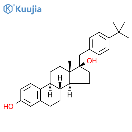 17α-4’-t-Butylbenzyl Estradiol structure