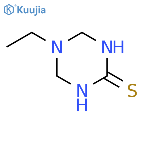 5-ethyl-1,3,5-triazinane-2-thione structure