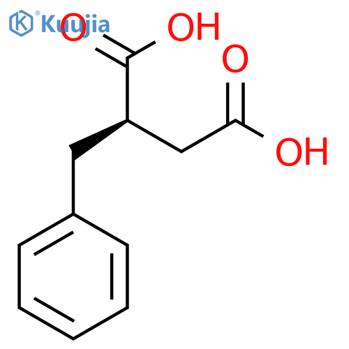 (2R)-2-benzylbutanedioic acid structure
