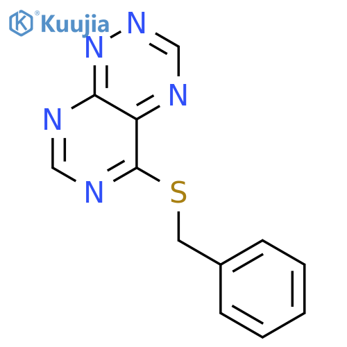 5-benzylsulfanylpyrimido[5,4-e][1,2,4]triazine structure