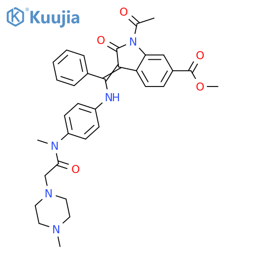 Nintedanib N-Acetyl Impurity structure