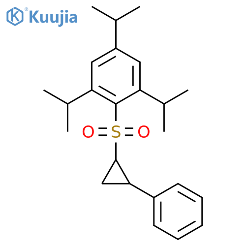 2-[(2-phenylcyclopropyl)sulfonyl]-1,3,5-tri(propan-2-yl)benzene structure