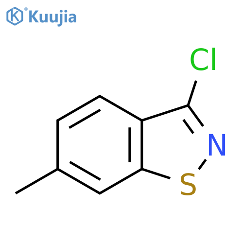 3-chloro-6-methyl-1,2-benzothiazole structure