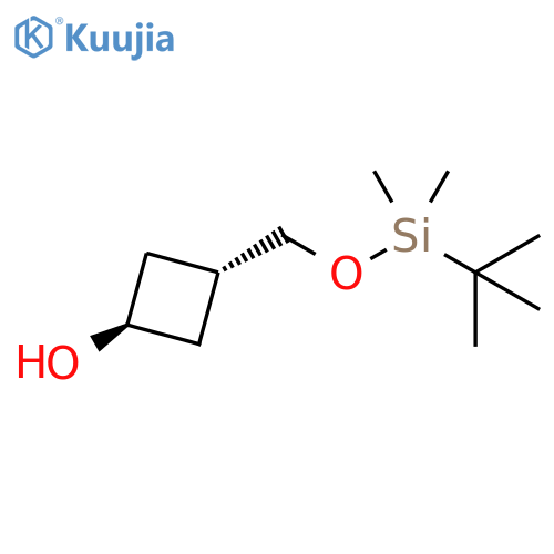 Cyclobutanol, 3-[[[(1,1-dimethylethyl)dimethylsilyl]oxy]methyl]-, trans- structure