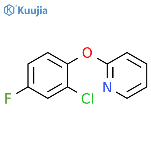 Pyridine, 2-(2-chloro-4-fluorophenoxy)- structure