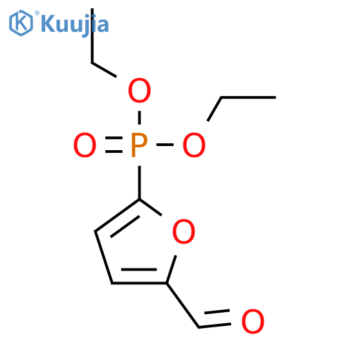 diethyl (5-formylfuran-2-yl)phosphonate structure