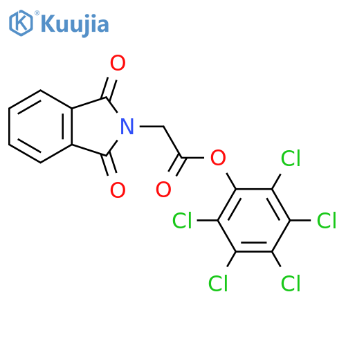2H-Isoindole-2-acetic acid, 1,3-dihydro-1,3-dioxo-, pentachlorophenylester structure
