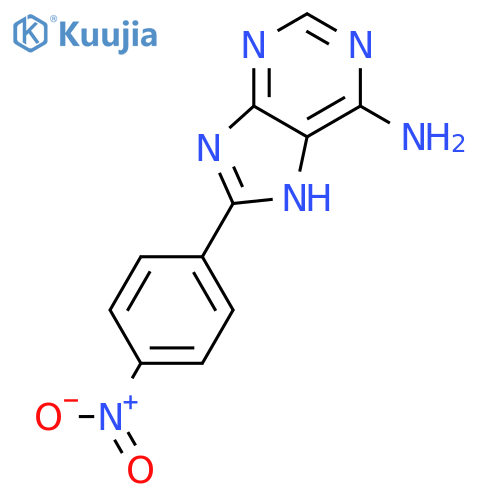 8-(4-nitrophenyl)-7H-purin-6-amine structure