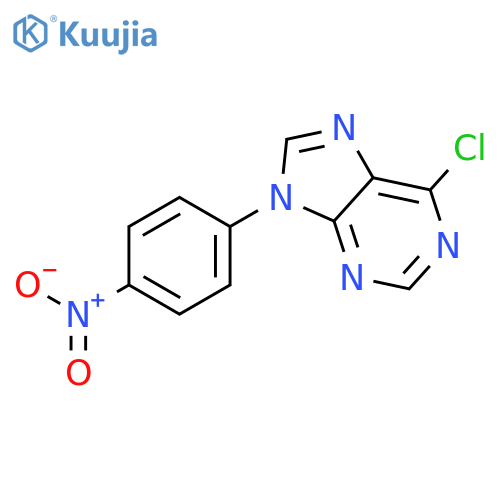9H-Purine,6-chloro-9-(4-nitrophenyl)- structure